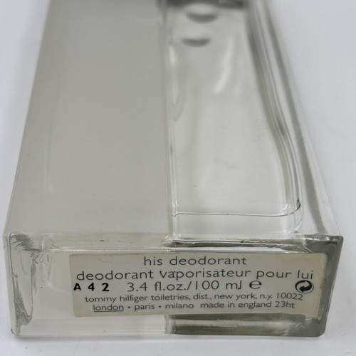 Tommy T by Tommy Hilfiger Men Deodorant Spray 100ml like new