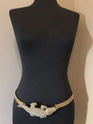 Zara belt new, gold color, size 85