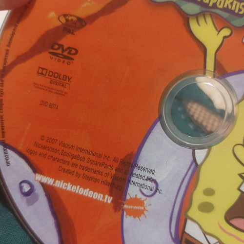 SpongeBob SquarePants DVD with episodes, dubbed