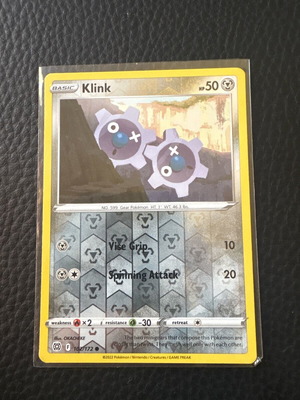 Pokemon Klink 102/172 SWSH Brilliant Stars Reverse Holo καινούργιο