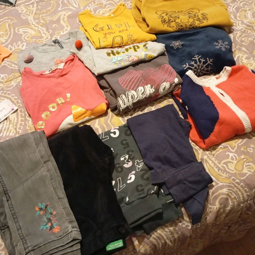 Girls' clothes pack 3-4 years like new, H&M multicolored