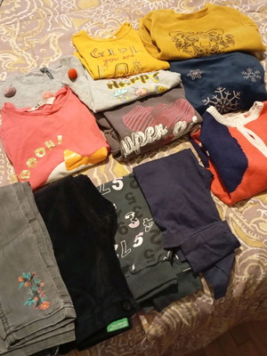 Girls' clothes pack 3-4 years like new, H&M multicolored