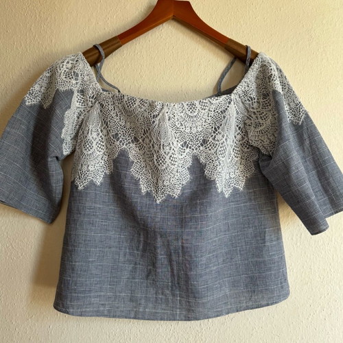 Zara cotton top like new, summer, size M