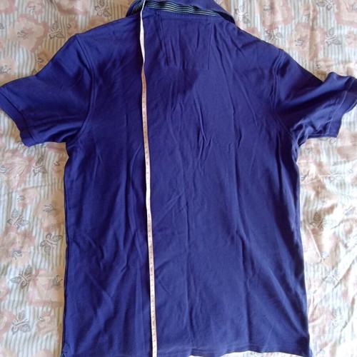Marks & Spencer Modern Essentials Polo shirt small used, purple, 100% cotton