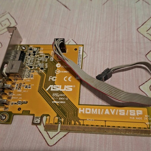 Asus gdmi/av/s graphics expansion card used