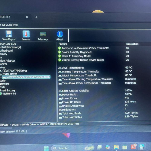 Lenovo ThinkPad E580 laptop i5 8th gen 16GB 750GB Radeon RX 550