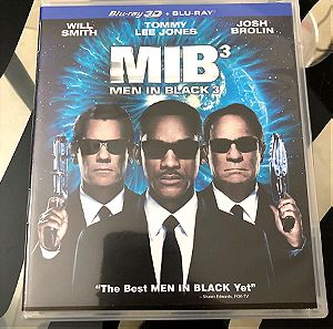 MIB 3 MEN IN BLACK 3D BLU-RAY and BLU RAY 2-DISC MOVIE ΜΕ ΕΛΛΗΝΙΚΟΥΣ ΥΠΟΤΙΤΛΟΥΣ watched only once WI