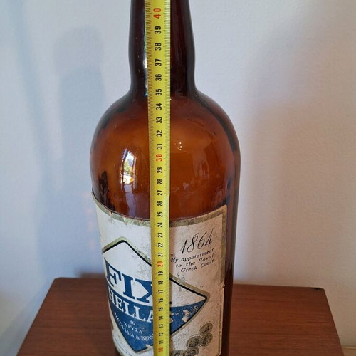 Fix collectible glass bottle promotional used 50 centimeters