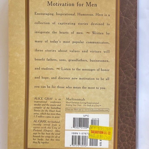 Stories for a Man’s Heart book used, English
