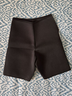 Black sweat shorts, size S