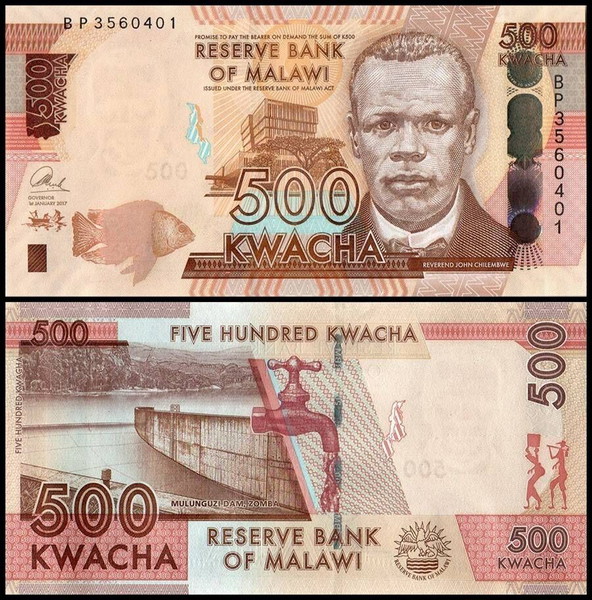 ΜΑΛΑΟΥΙ - 500 Kwacha 2017 - UNC -