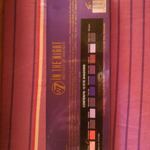 W7 In The Night Smokey Shades Eye Colour Palette