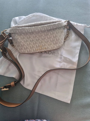 Michael Kors τσαντάκι ώμου μέσης καινούργιο, μπεζ και καφέ