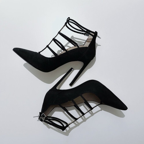 Steve Madden black suede high-heels new size 40