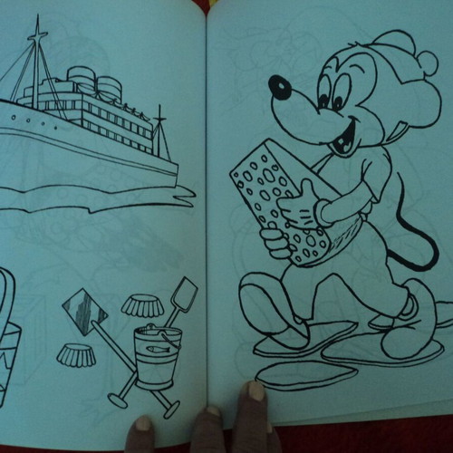 Mickey Disney cover and 7 internal sketch illustrations used