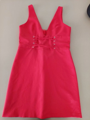 Φόρεμα Zara μεταχειρισμένο, mini κόκκινο, μέγεθος M