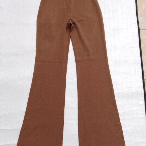Women's fabric pants brown like new, size XXS