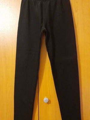 Women's black leggings new with inner lining, size No S-M