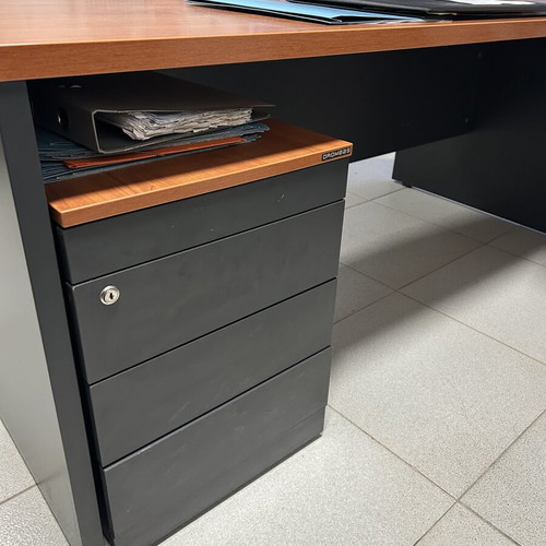 DROMEAS large corner office desk with drawer for supplies