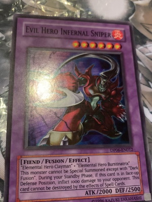 Evil Hero Infernal Sniper Yu-Gi-Oh! card like new