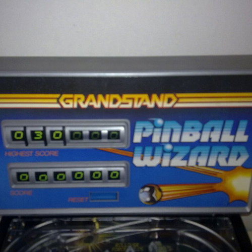 Pinball Wizard 1983 Grandstand ηλεκτρονικό επιτραπέζιο φλίπερ σαν καινούργιο