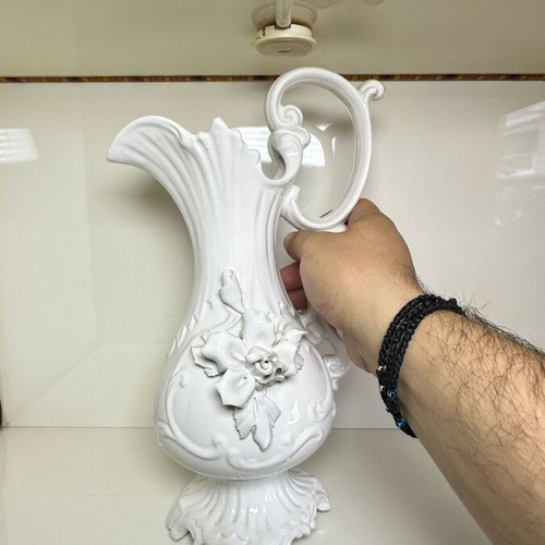 Large ceramic jug Victorian style