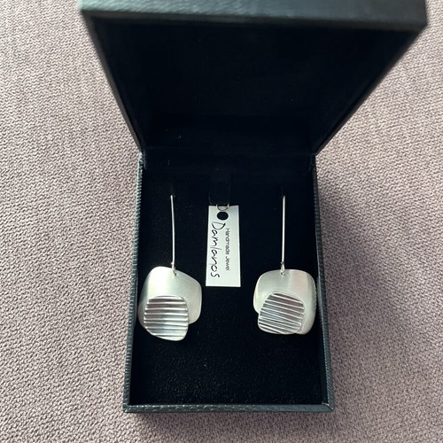 Damianos Statement handmade silver earrings 925