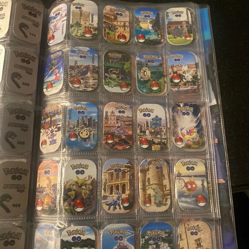 Pokémon Go album used with rare Pokémon tags