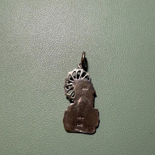 Vintage silver 925 necklace pendant used with Mykonos windmill