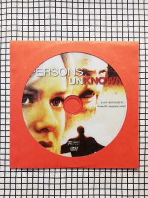 Persons Unknown DVD used with Greek subtitles