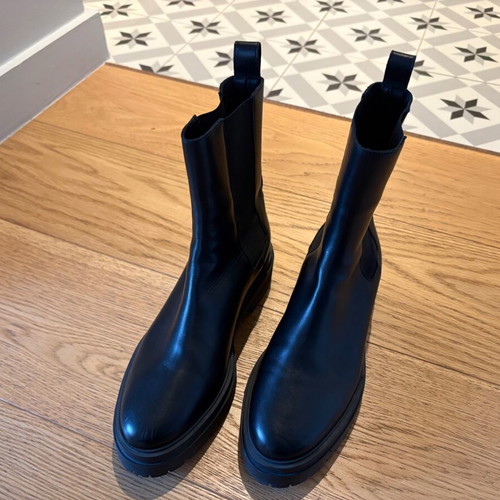 Ba&sh Chelsea Boots Coda Black New Size 38