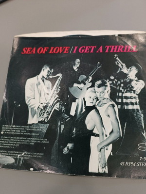 45 rpm δίσκος βινυλίου The Honey Drippers Sea of Love, i get a thrill μεταχειρισμένος