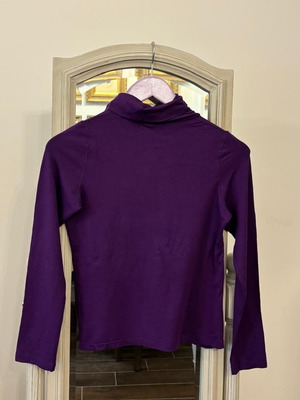 Thin Elastic Turtleneck like new, purple, sizes S and M