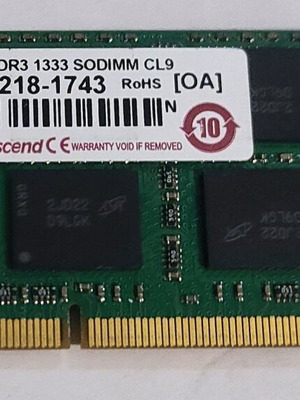 4GB DDR3 1333 SODIMM RAM μεταχειρισμένο
