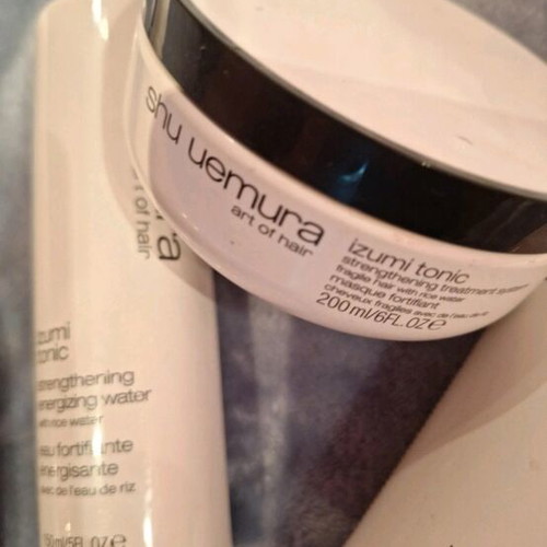 Shu Uemura Izumi Tonic set shampoo, serum, water, masque like new
