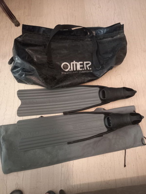 Στολή Seac Sub 5 XXXL, πέδιλα Omer και αδιάβροχο σακίδιο Omer 90L, αεροβόλο Mares 90
