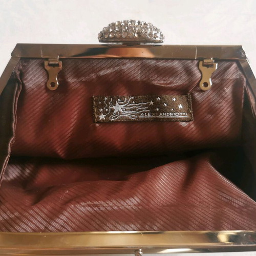 Alexi Andriotti brown purse handbag new