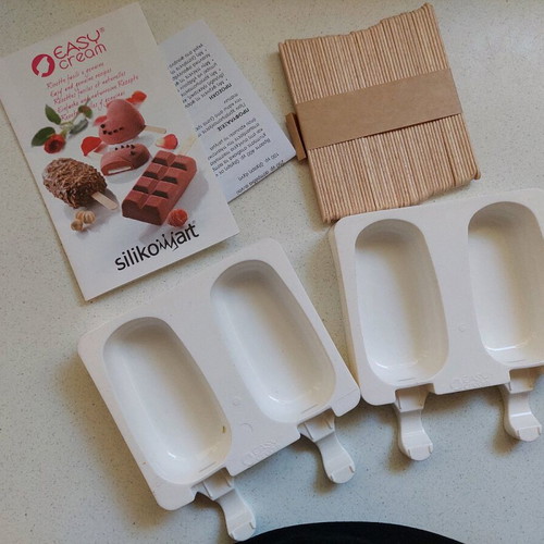 Silicone molds for popsicle ice cream unused
