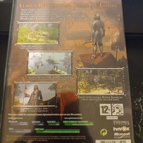 Age of Empires 3 III War Chiefs PC used
