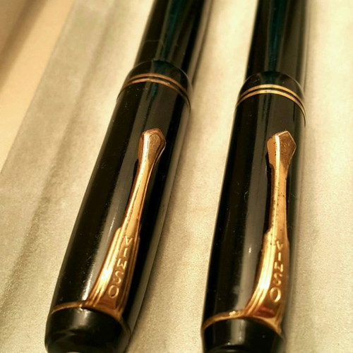 Set of 2 Osmia - Faber - Castell pens used, vintage collectible