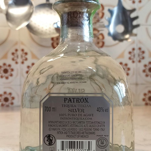 Tequila Patron Silver 700ml sealed, new