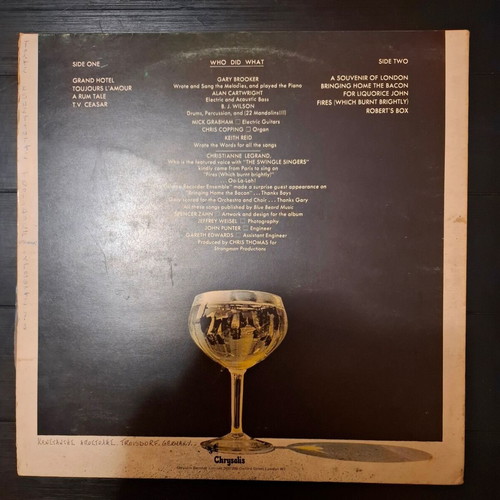 Procol Harum Grand Hotel LP used, rock