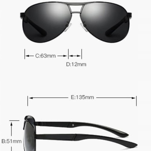 PolarSky Polarized Sunglasses new, black