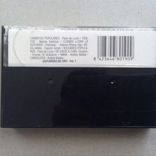 Paco De Lucía Guitarras De Oro Vol. 1 cassette tape near mint, Latin