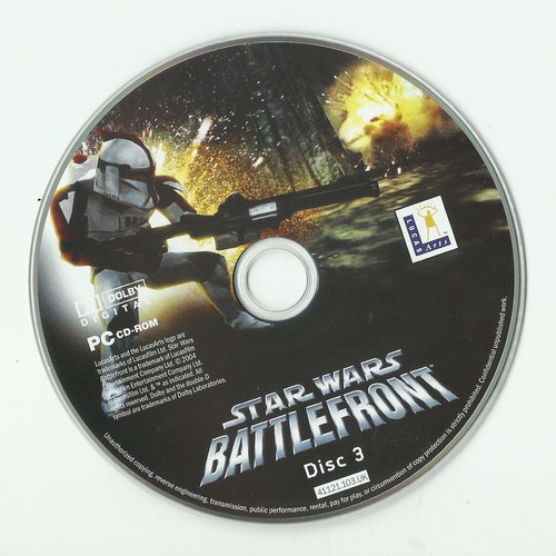 Star Wars Battlefront PC CD-Rom game like new