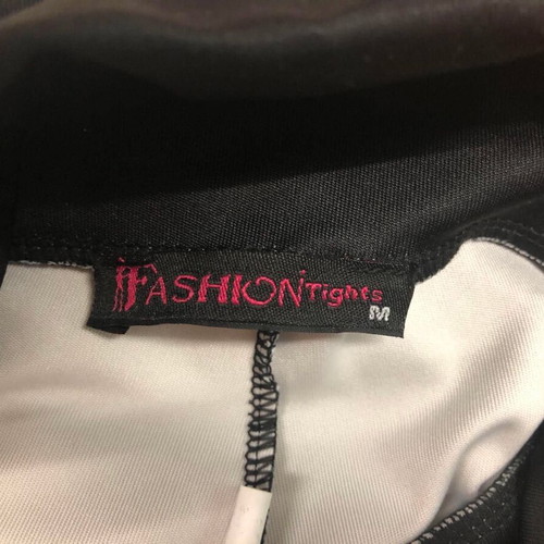 Fashion Tights leggings like new, black and white, sizes S and M