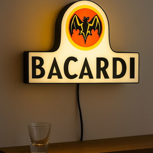 Bacardi Lightbox like new, USB powered with switch