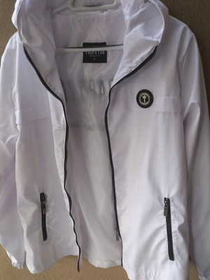 Trapstar windbreaker white, size Small, like new