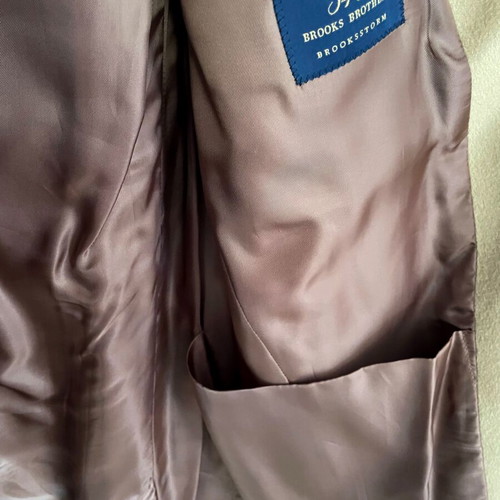 Brooks Brothers wool coat beige like new