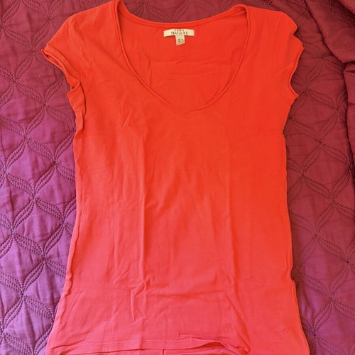 3 cotton V-neck T-shirts, multicolor